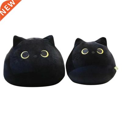 Lovely Cartoon Animal Stuffed Toys Cute Black Cat Shaped Sof