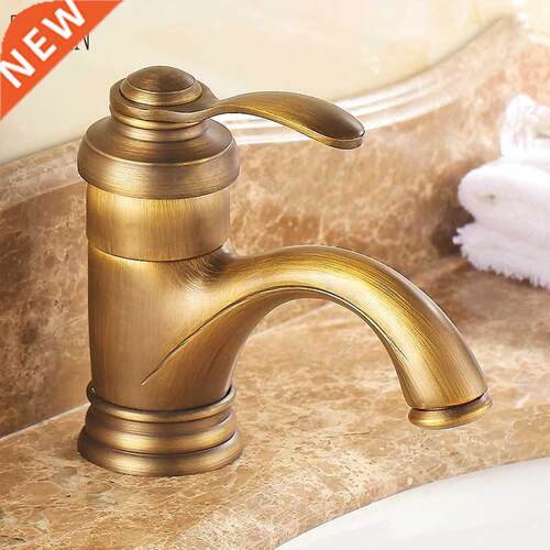 Antique faucet bathroom sink water bathroom faucets single