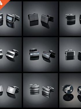 Light luxury shirt cufflink men's shirt cuff nail French ani