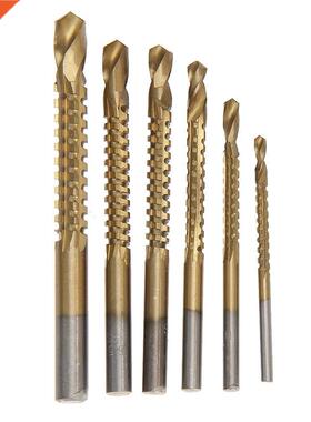 6Pcs HSS Speed Steel Min Titanium Coated HSS Speed Steel Dri