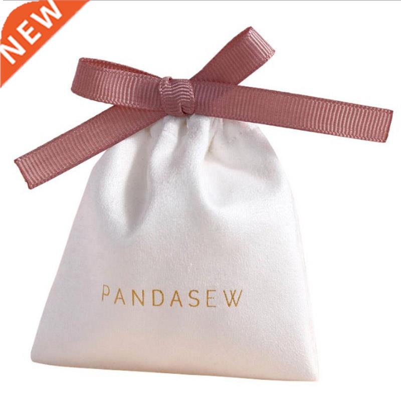 White Flannel Gift Bags 5x7cm 7x9cm 11x14cm 18x0cm pack 50