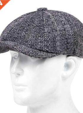 2022 Retro Octagonal Hat All-match British Newsboy Hat Men a