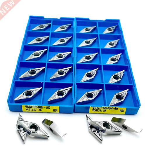 VCGT160404 AK 01 CNC Blade For Aluminum Cutter Head Turning