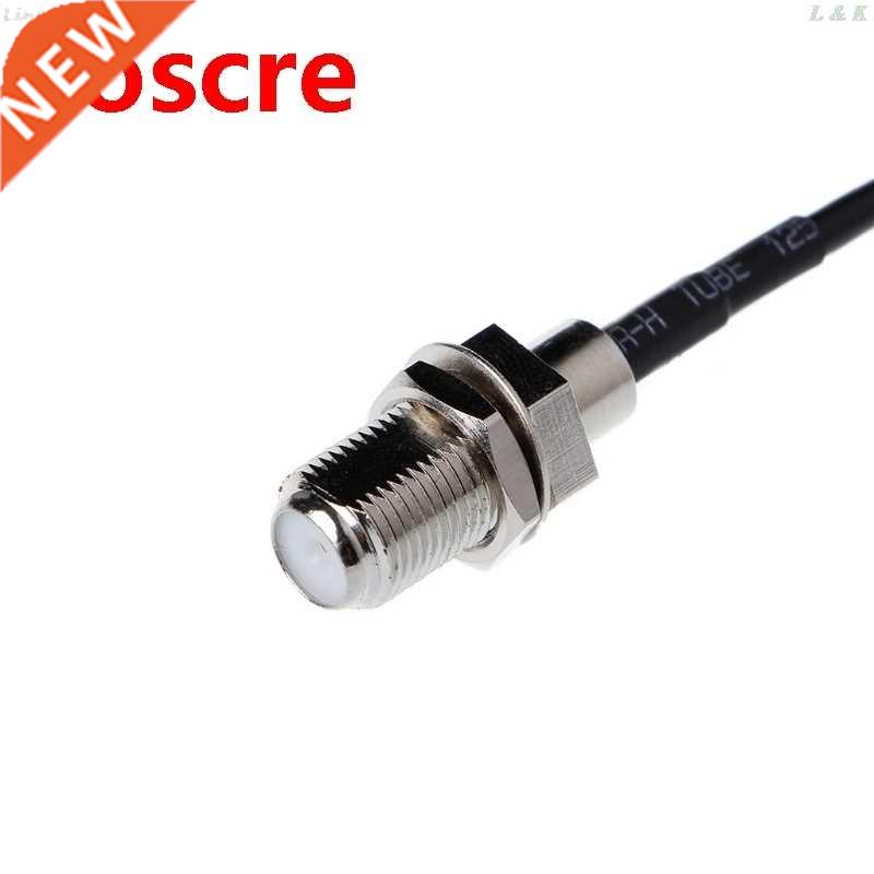 F Female to CRC9 Right Angle Connector RG174 Pigtail Cable 1