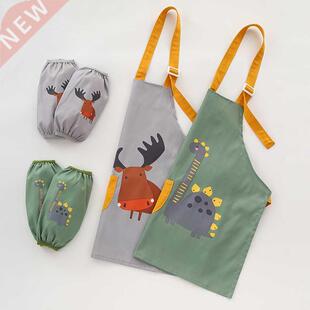 Baby Bibs Apron Child Kids Painting Cooking Baking Pinafor