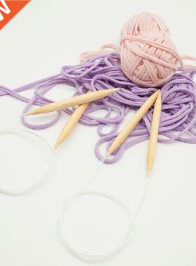 2 Buah 10Mm 12Mm Bambu Alam Kayu Melngkar Jaht Crochet