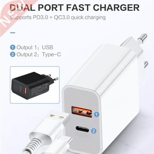 USB Charger 18W Quick Charge QC PD Charger 18W QC.0 USB Typ