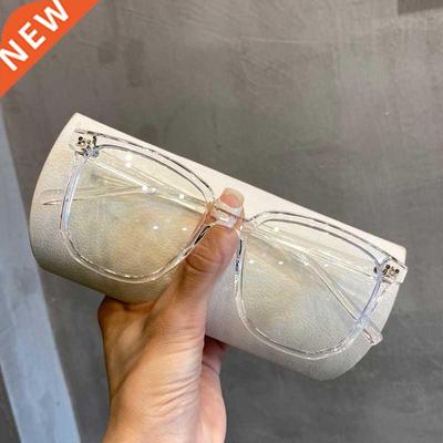 Transparent Computer Glasses Frame Women Men Anti Blue Light