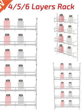 2//4/5/6 Layers Kitchen Spice Rack Cabinet Organizer Wall D