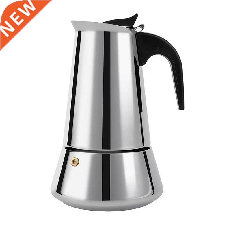 Stovetop Espresso Maker Moka Pot 4 Cup Percolator Coffee Mak