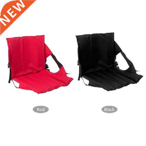 Foldable Outdoor Cushion Chair With Backrest Portable High