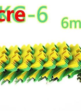 50pcs USLKG-6 Earthing terminal Wiring row Terminal blocks