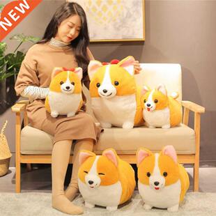 New Fat Corgi Dog Plush Toy Stuffed Animal Cartoon Pillow