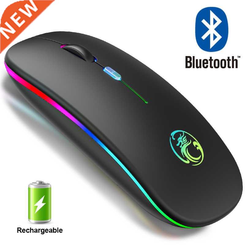 RGB Wireless Mouse Bluetooth Mouse Gamer Rechargeable Comput