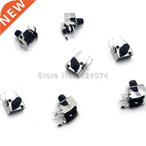 100pcs/lot micro/touch switch 6*6*8MM Horizontal bracketed 2