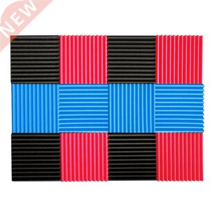 12 Pcs Acoustic Panels Soundproofing Foam Acoustic Tiles Stu