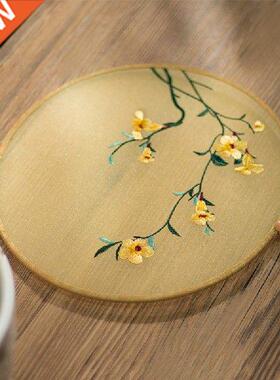 Embroidery Circular Fan Ancient Style Suzhou Embroidery