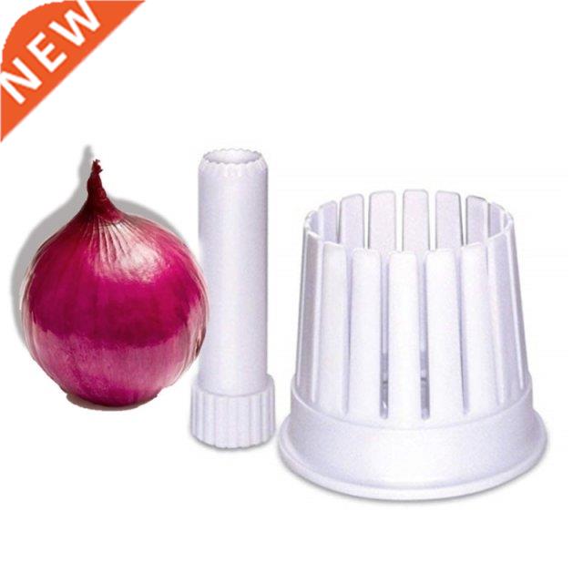 Onion Cutter Plastic Onion Slicer Cutter Blossom Maker Onion