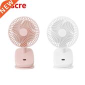 2000 MAh Display Adjust Digital Fan with Clip Desktop
