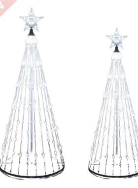 Star String Lamps Christmas Tree Shape Christmas Decorative