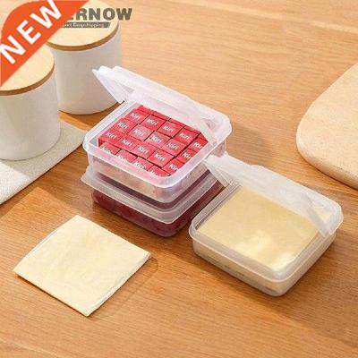 2pcs Food Storage Container Butter Cheese Slice Storage Box