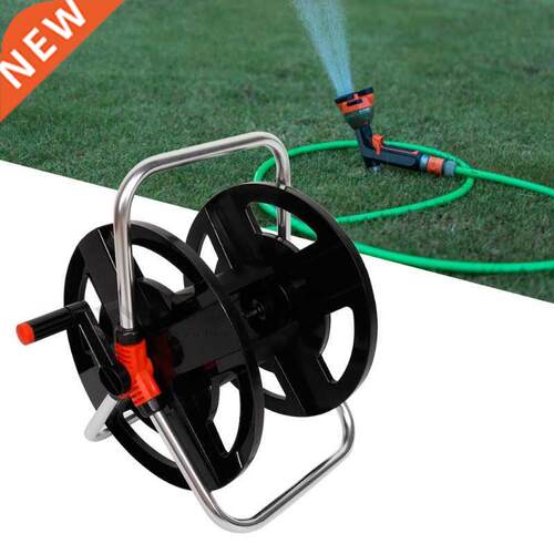 44.5x35cm Home Grden Hose Reel Holder Rck Pipe Storge Cr