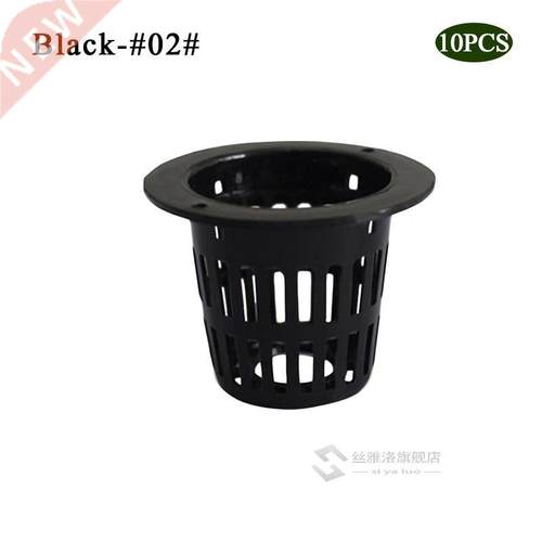 10pcs  Inch Mesh Pot Net Basket Hydroponic System Garden P