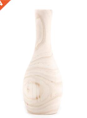 Wood Decorative Plant Pots Handmade Flower Pot Indoor