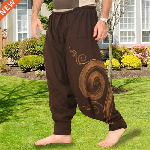 Men Casual Harem Pants Sports Pants Gym Trousers Summer Yoga