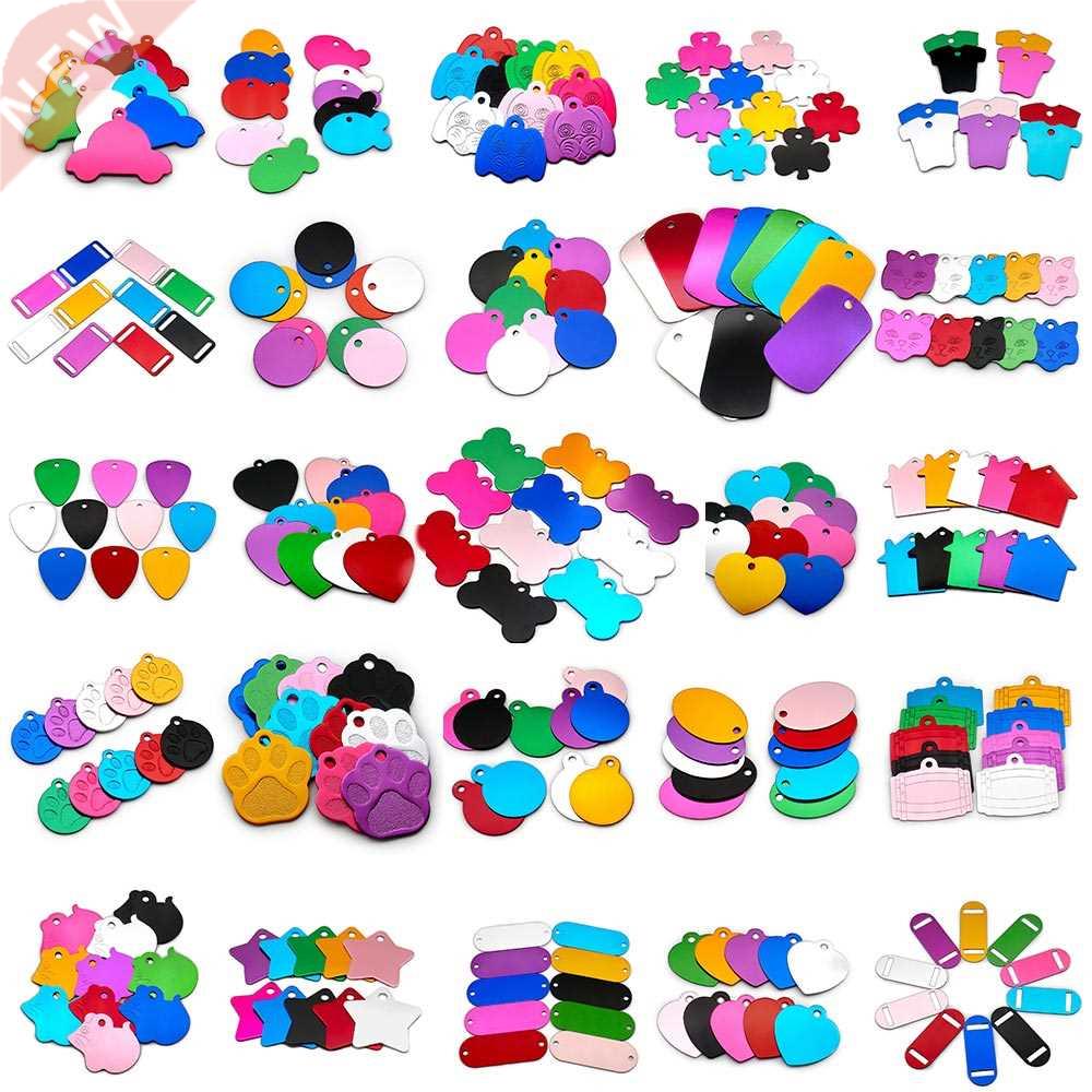 WHOLESALE 100PCS Dog Tag Name Plate Pet ID Tag Personalized