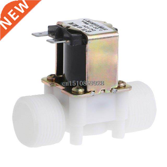 3/4 DC 12V PP N/C Electric Solenoid Valve Water Control Div