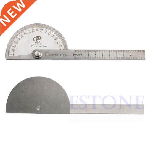 G8DA Stainless Steel 180 degree Protractor Angle Finder Arm
