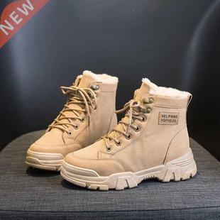 2021 Women Winter Snow Boots Warm Flat Plus Size Platform La