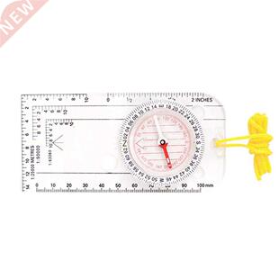DC40-3A Portable ABS Compass Scale Ruler Outdoor Hiking Camp