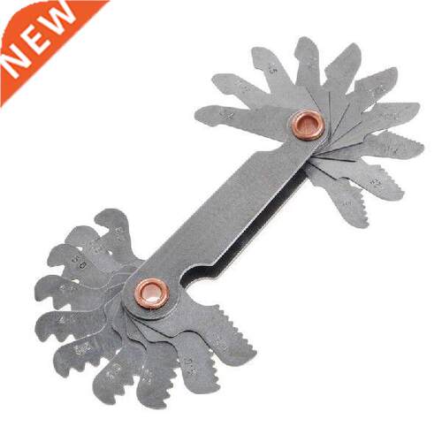 2 Pcs Stainless Steel Metric Screw Pitch 60+55 Degree