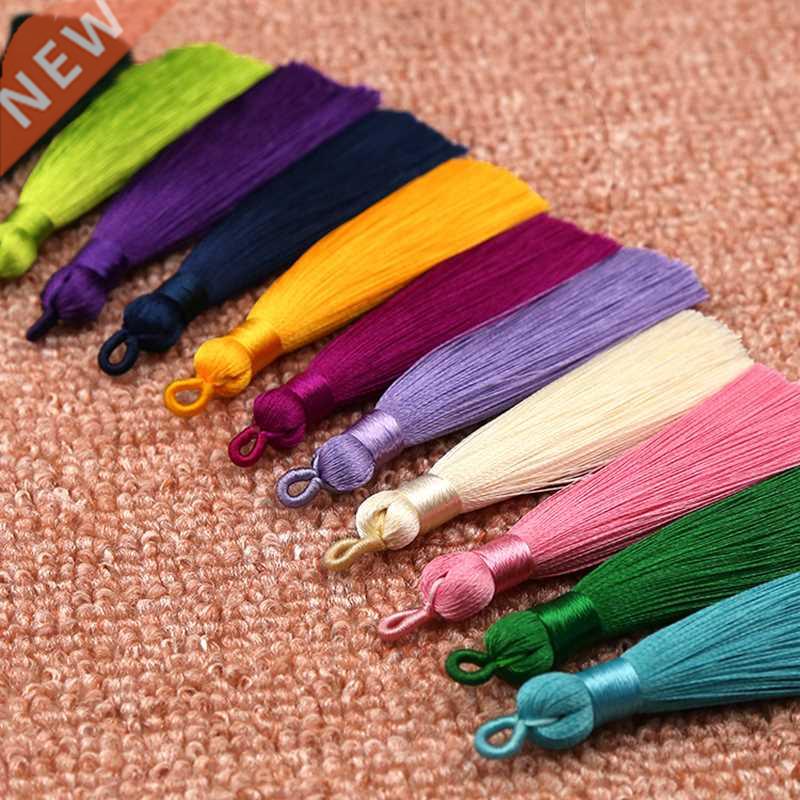 Mibrow 5pcs/Pack 8cm Multicolor Cotton Silk Tassel Cords Bru