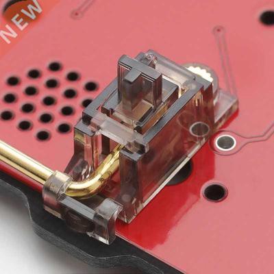 Everglide V2 Transparent Gold Plated Pcb screw in Stabilizer