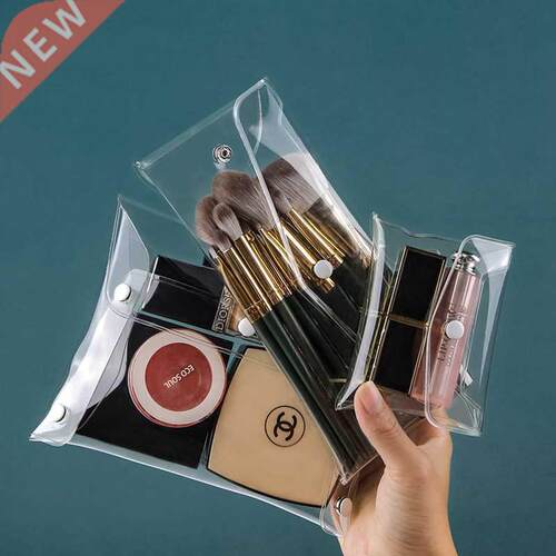 Makeup Bag Clear Organizer Cosmetic Bags Travel Portable Bru