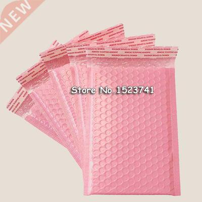 50pcs/lots Clothes Bags Light Pink Poly Bubble Mailer Bags