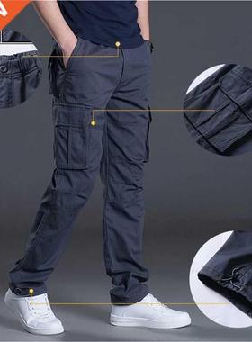 Spring Winter Men's Cargo Pants Mens Casual Multi Pockets Mi