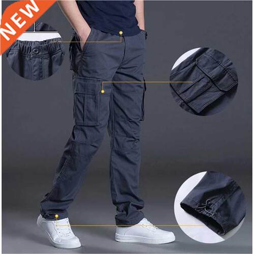 Spring Winter Men's Cargo Pants Mens Casual Multi Pockets Mi