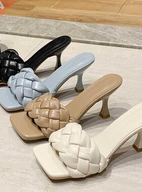 Luxury Slides Women 7cm High Heels Mules Fetish Pumps Indivi