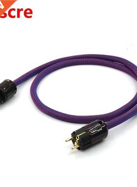 HI-End Audio Grade 6N OFC SCHUKO Power Cable Gold Plated EU