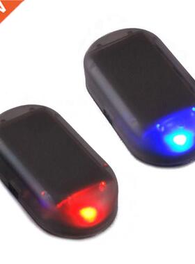 Universal Car Fake Solar Power Alarm Lamp Security System Wa