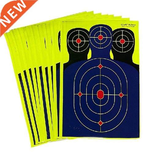 New 10Pcs Archery Splash Target Paper Face For Bow Practice