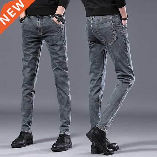 2022 spring autumn New men Jeans Black Classic Fashion Desig
