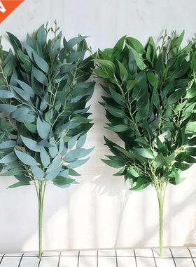 Artfcal wllow bouquet fake leaves for Home Chrstmas wed