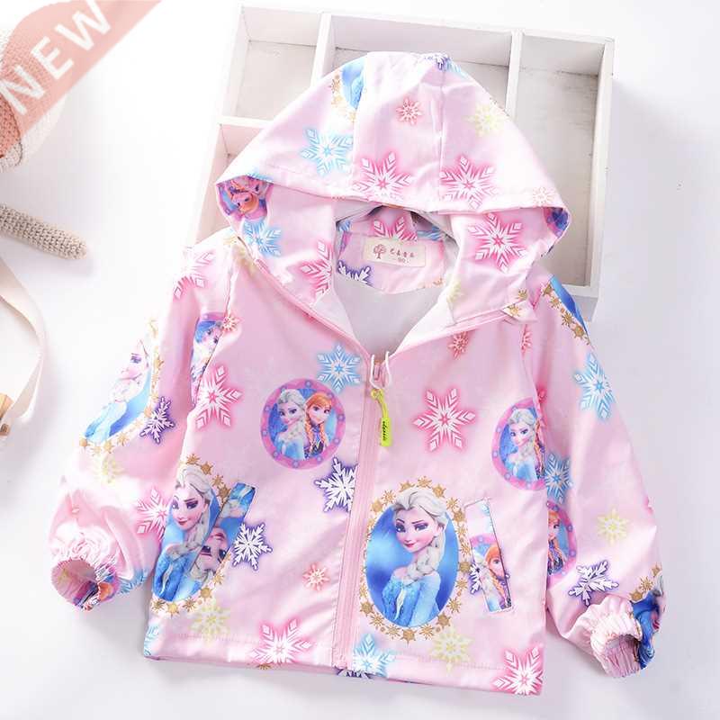 Autumn Kids Clothes Frozen Elsa Princess Hooded Jacket Coat