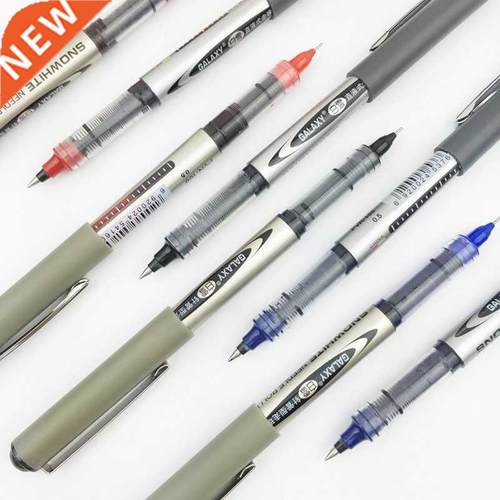 12PCS SNOWHITE Straight Liquid Type Ball Pen PVN 166 Roller