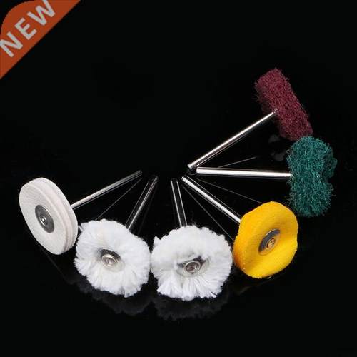 6Pcs 3mm Polisher Buffer Wheel Polishing Buffing Pad Brush F